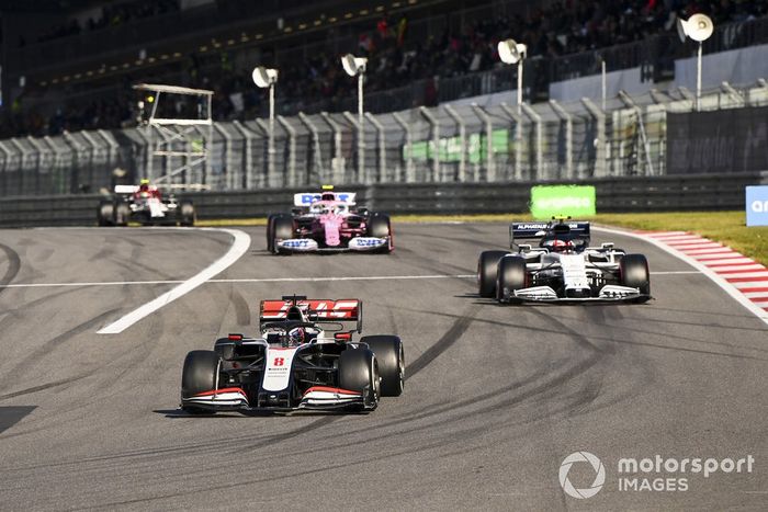 Romain Grosjean, Haas VF-20, Pierre Gasly, AlphaTauri AT01 