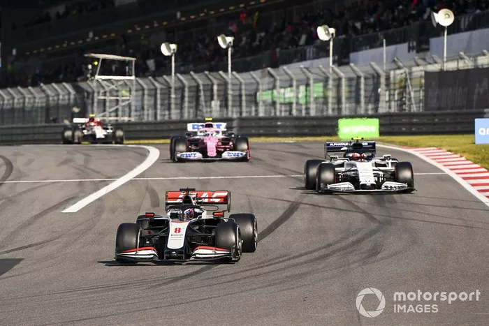 Romain Grosjean, Haas VF-20, Pierre Gasly, AlphaTauri AT01 