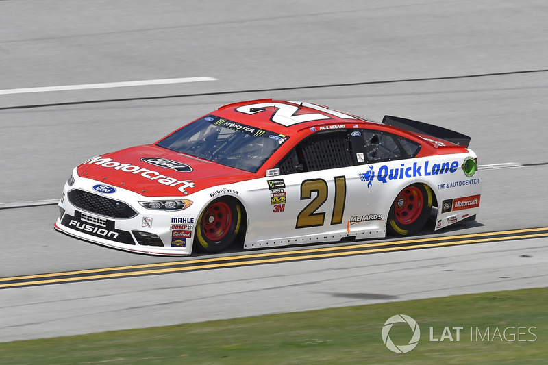 13. Paul Menard, Wood Brothers Racing, Ford Fusion Motorcraft / Quick Lane Tire & Auto Center