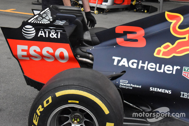 Red Bull Racing RB14 rear detail