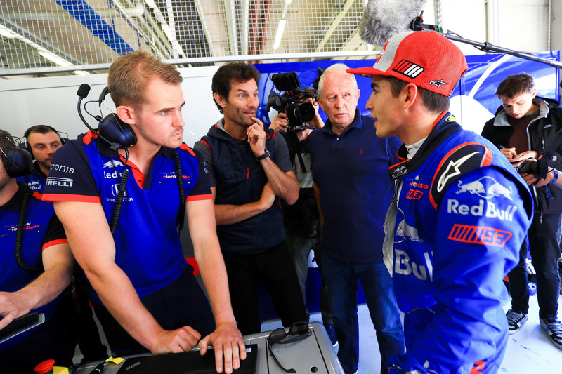 Marc Marquez, Mark Webber, dan Dr. Helmut Marko