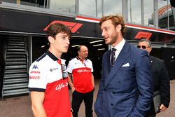 Charles Leclerc, Sauber and Pierre Casiraghi