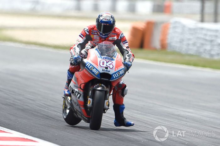 Andrea Dovizioso, Ducati Team, braking