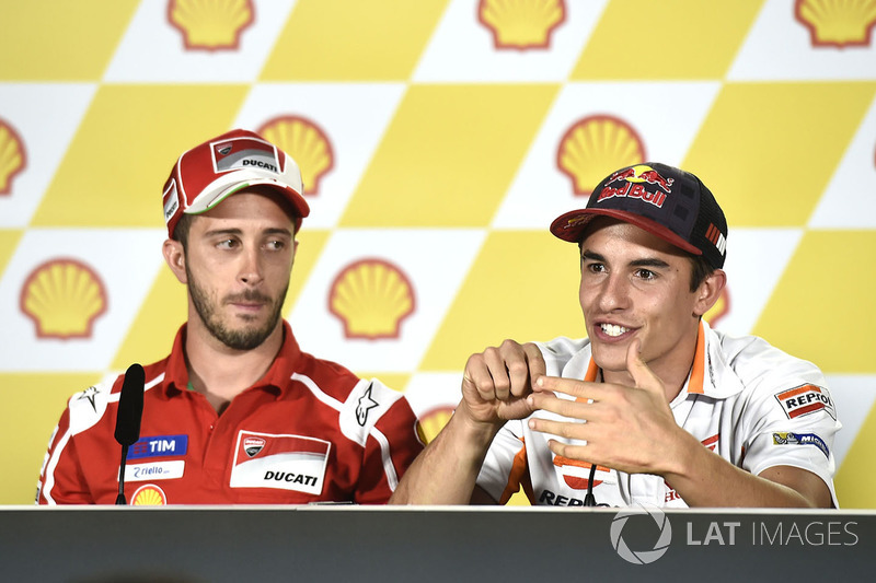 Marc Marquez, Repsol Honda Team, Andrea Dovizioso, Ducati Team