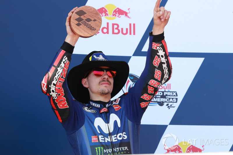 Podium: Maverick Viñales, Yamaha Factory Racing