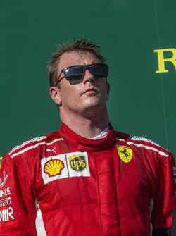 Kimi Raikkonen, Ferrari sur le podium