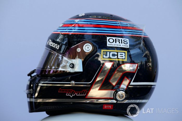 Casco de Lance Stroll, Williams