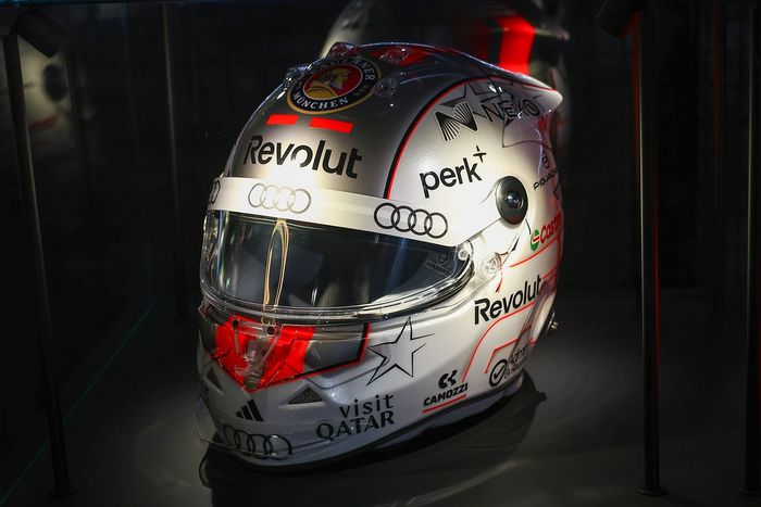 Helmet of Nico Hulkenberg, Audi F1 Team