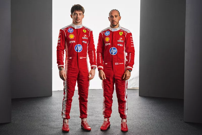 Lewis Hamilton e Charles Leclerc, Ferrari
