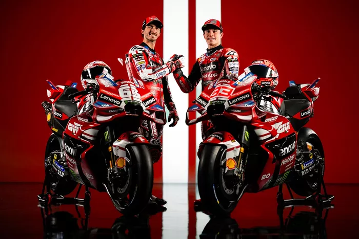 Marc Márquez, Ducati Team, Francesco Bagnaia, Ducati Team