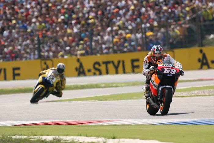 Nicky Hayden y Colin Edwards