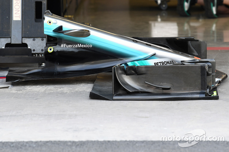 Aileron avant de la Mercedes-Benz F1 W08