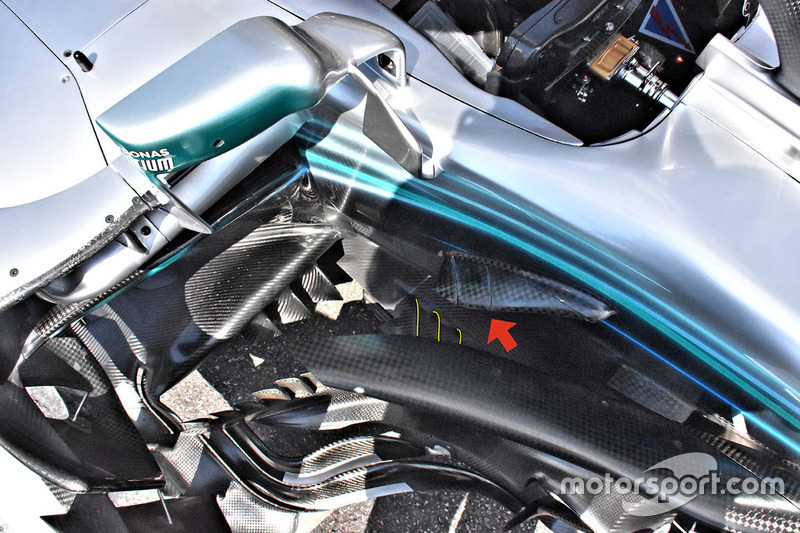 Mercedes AMG F1 W09, részletfotó