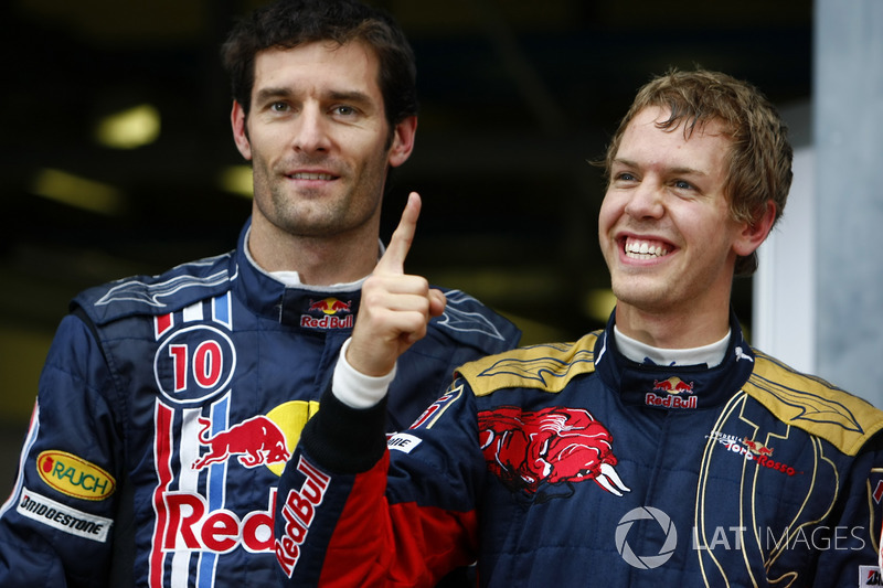 Pole Sebastian Vettel, Toro Rosso, Mark Webber, Red Bull Racing