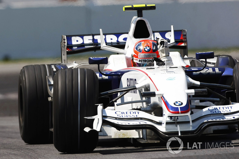 Robert Kubica, BMW Sauber F1.08 celebrates his maiden victory