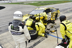 Daniel Suarez, Joe Gibbs Racing, Toyota Camry STANLEY Children's Miracle Network Hospitals National Champions pit stop