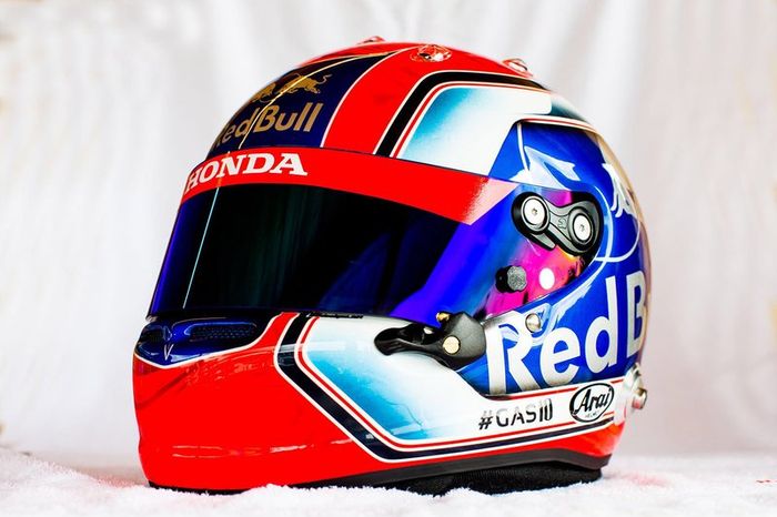Casco de Pierre Gasly, Toro Rosso