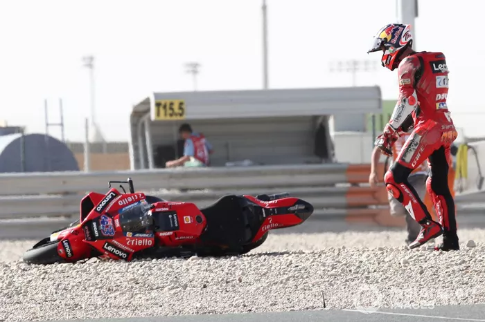 Jack Miller, Ducati Team crash