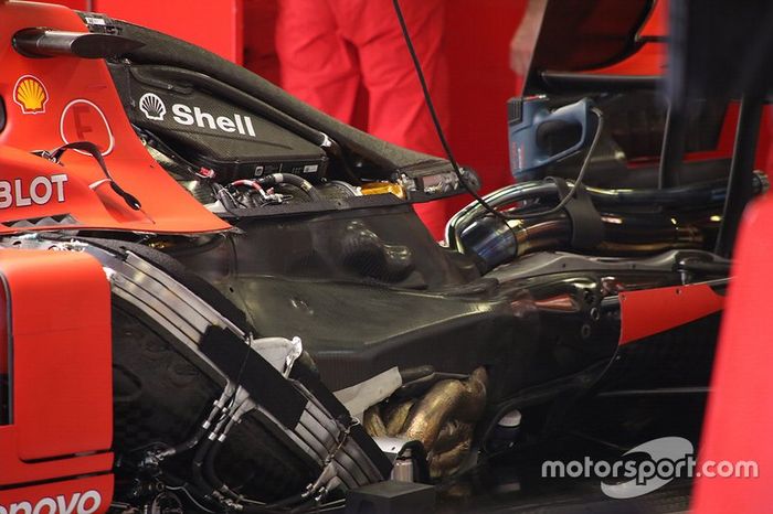 Detalle técnico Ferrari