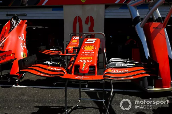 Alerón delantero del Ferrari SF90 