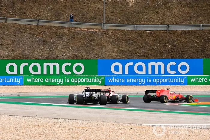 Sebastian Vettel, Ferrari SF1000, Antonio Giovinazzi, Alfa Romeo Racing C39, Daniil Kvyat, AlphaTauri AT01