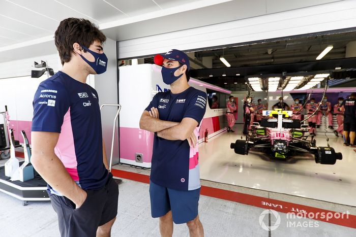 Lance Stroll, Racing Point, Sergio Pérez, Racing Point
