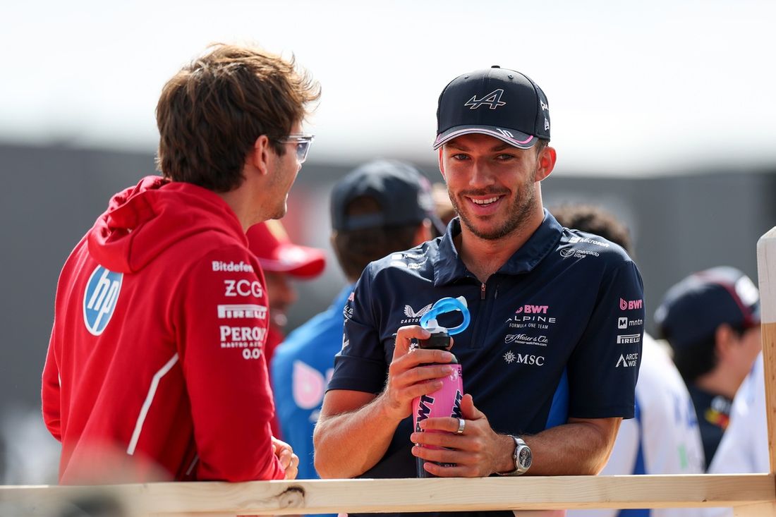 Charles Leclerc, Ferrari, Pierre Gasly, Alpine