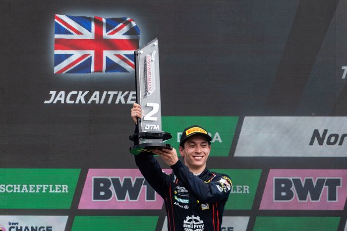 Podium: second place Jack Aitken, Emil Frey Racing