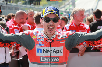 Il vincitore della gara Jorge Lorenzo, Ducati Team