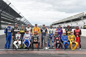 Kyle Busch, Joe Gibbs Racing, Toyota Camry M&M's Caramel Aric Almirola, Stewart-Haas Racing, Ford Fusion Smithfield Ryan Blaney, Team Penske, Ford Fusion BODYARMOR Brad Keselowski, Team Penske, Ford Fusion Discount Tire Joey Logano, Team Penske, Ford Fusion Shell Pennzoil Alex Bowman, Hendrick Motorsports, Chevrolet Camaro Axalta Chase Elliott, Hendrick Motorsports, Chevrolet Camaro NAPA Auto Parts Denny Hamlin, Joe Gibbs Racing, Toyota Camry FedEx Possibilities Martin Truex Jr., Furniture Row Racing, Toyota Camry Auto-Owners Insurance Austin Dillon, Richard Childress Racing, Chevrolet Camaro Dow MOLYKOTE Kevin Harvick, Stewart-Haas Racing, Ford Fusion Jimmy John's New 9-Grain Wheat Sub Clint Bowyer, Stewart-Haas Racing, Ford Fusion Mobil 1/Rush Truck Centers Jimmie Johnson, Hendrick Motorsports, Chevrolet Camaro Lowe's for Pros Kurt Busch, Stewart-Haas Racing, Ford Fusion Haas Automation/Monster Energy Kyle Larson, Chip Ganassi Racing, Chevrolet Camaro Credit One Bank Erik Jones, Joe Gibbs Racing, Toyota Camry buyatoyota.com