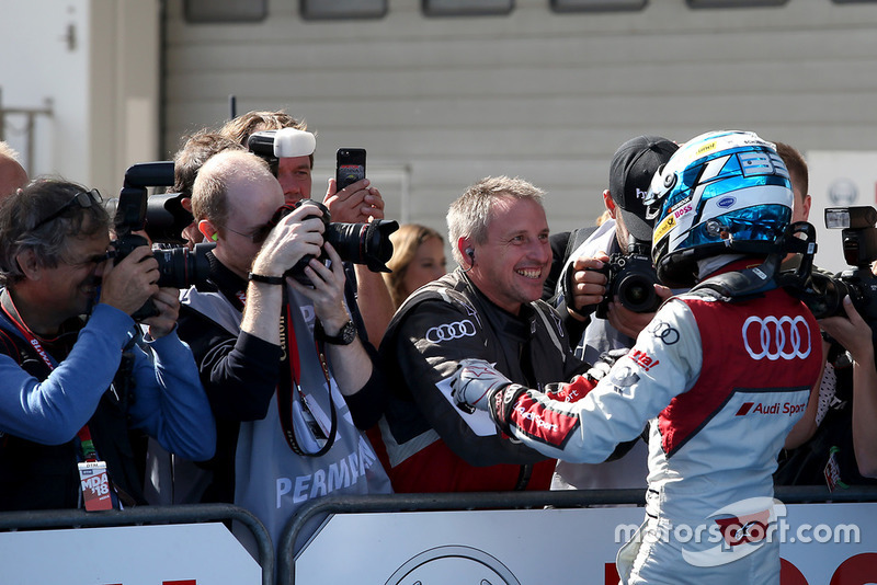 Race winner René Rast, Audi Sport Team Rosberg