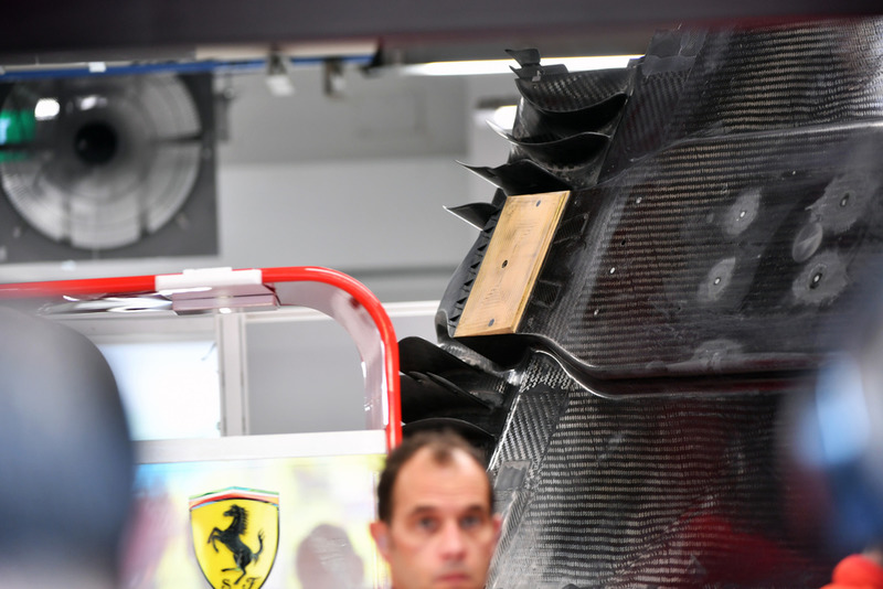 Ferrari SF71H floor