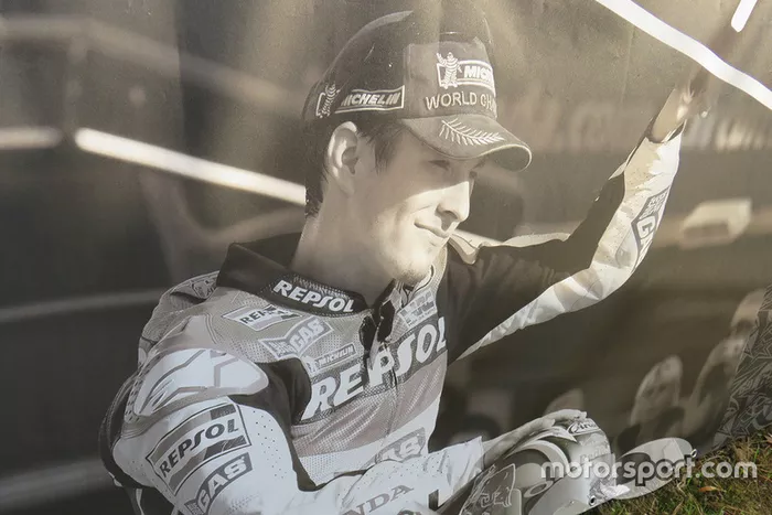 Jardín homenaje a Nicky Hayden en Misano