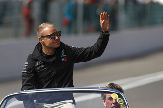 Valtteri Bottas, Mercedes AMG F1, in the drivers parade