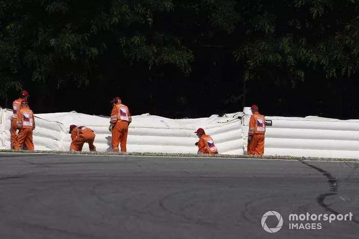 Daños después del accidente de Pecco Bagnaia