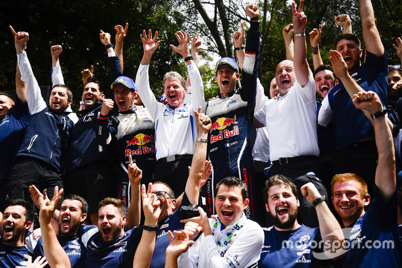 I Campioni 2018 del WRC Sébastien Ogier, Julien Ingrassia, Ford Fiesta WRC, M-Sport Ford, Malcolm Wilson