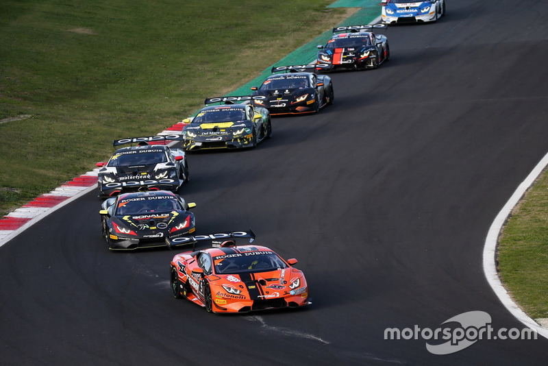Lamborghini Huracan Super Trofeo Evo #5, Antonelli Motorsport: Giacomo Altoe, Daniel Zampieri