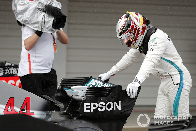 Peraih pole sitter Lewis Hamilton, Mercedes AMG F1