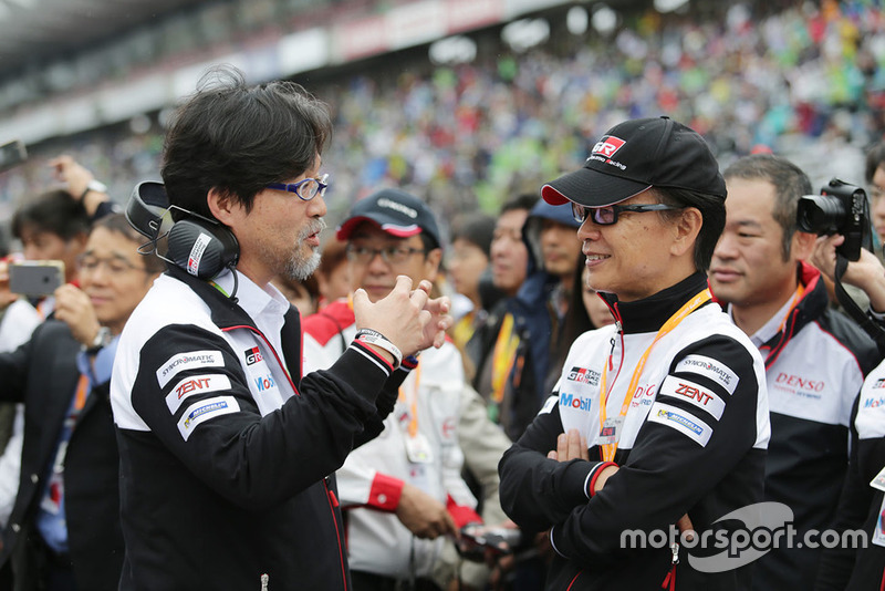 Hisatake Murata, TMG Team President, Shigeki Tomoyama, President Gazoo Racing