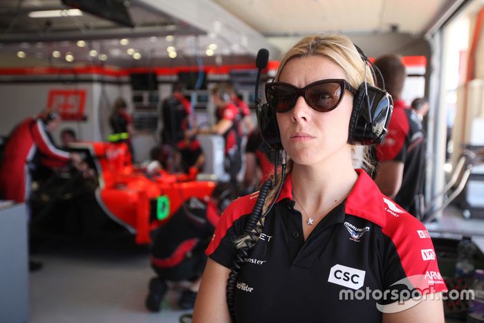 Maria de Villota, GP de España, 2012, con Marussia