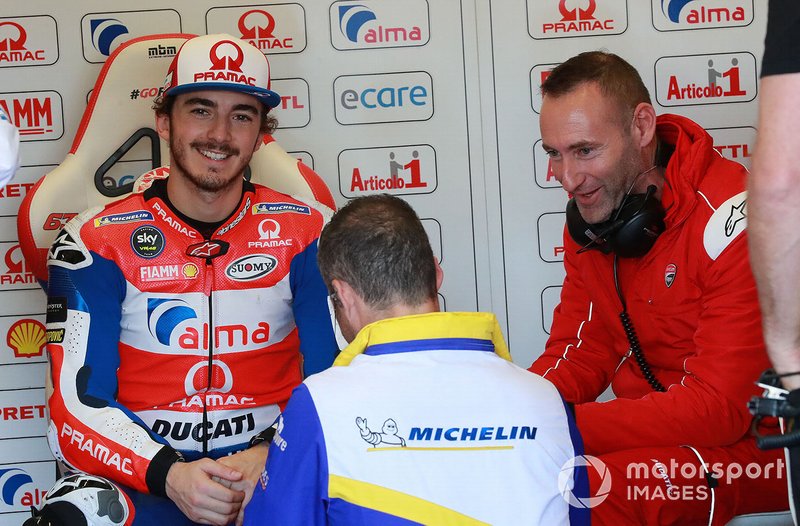 Francesco Bagnaia, Alma Pramac Racing, mit Cristian Gabbarini