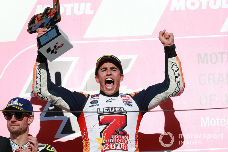 Podium: race winner Marc Marquez, Repsol Honda Team