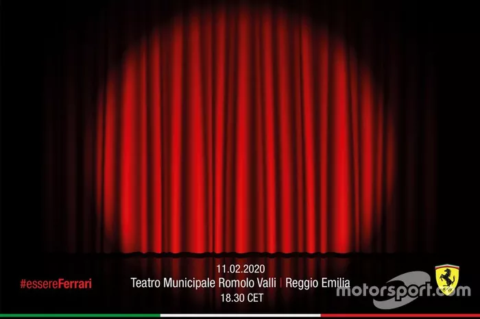 Invito alla Presentazione monoposto 2020 Scuderia Ferrari