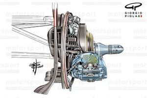 Передние тормоза Williams FW45