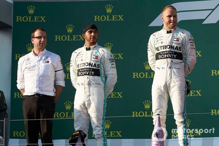 Lewis Hamilton, Mercedes AMG F1 y Valtteri Bottas, Mercedes AMG F1