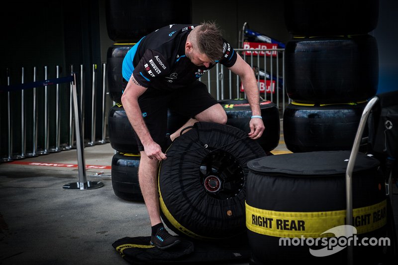 Williams team member at work