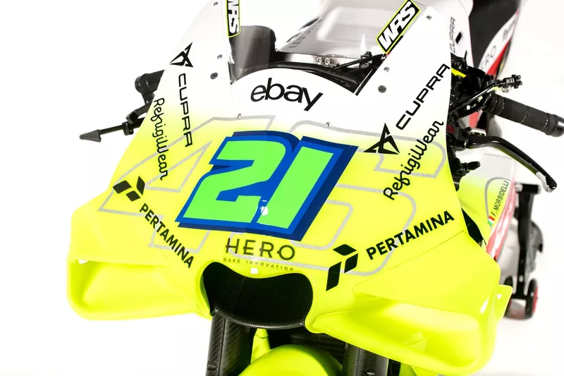 Vélo de l'équipe VR46 Racing Team