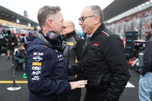 Christian Horner, Red Bull Racing, Stefano Domenicali, CEO of the Formula One Group 