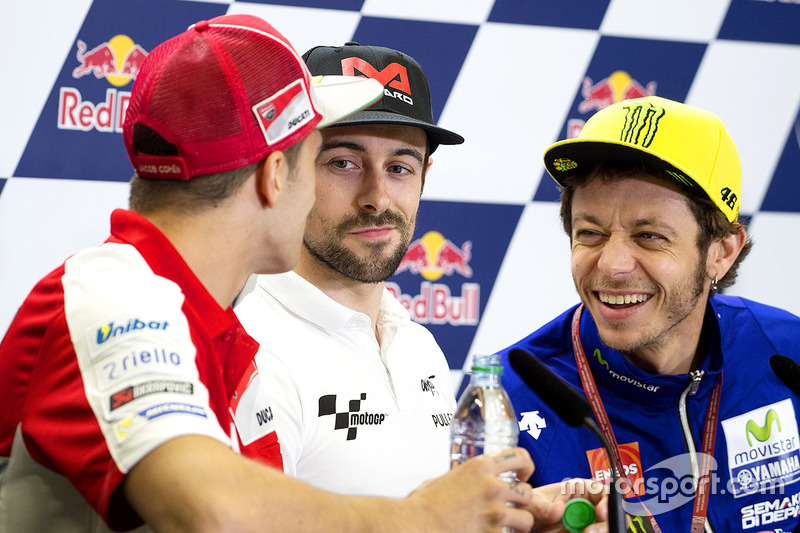 Andrea Iannone, Ducati Team, Eugene Laverty, Aspar Racing Team, Valentino Rossi, Yamaha Factory Raci