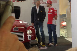 Maurizio Arrivabene, Team Principal Scuderia Ferrari e Sebasitan Vettel